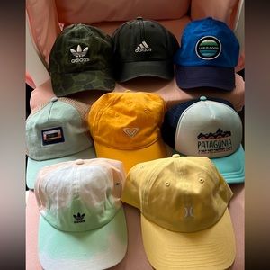 Womens Mixed Brand Hats, Patagonia Adidias + More